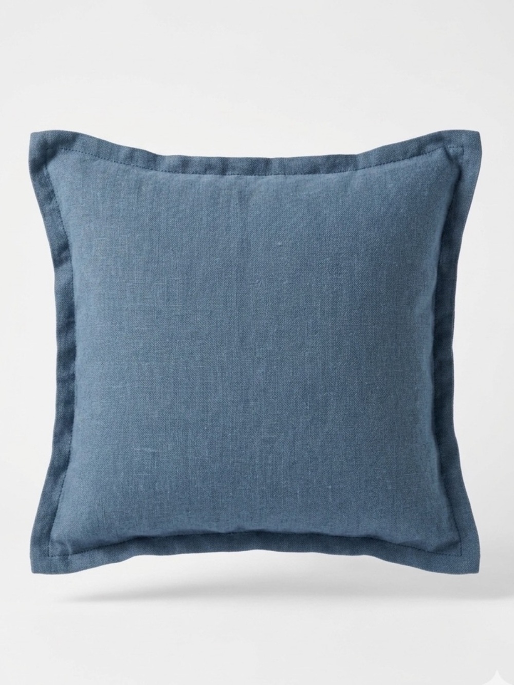 Bed Threads 100% French Flax Linen Cushion Cover – Petrol Blue (20" x 20")